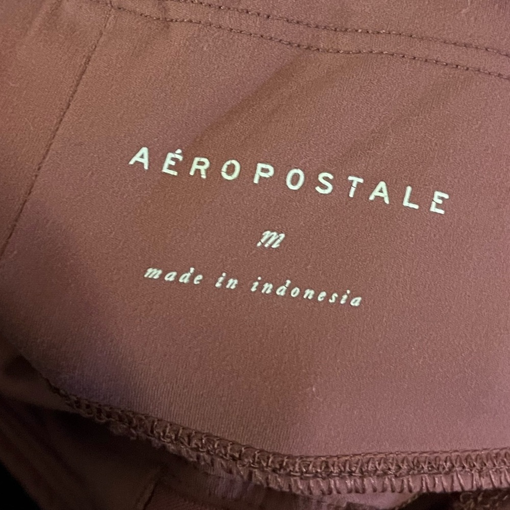 AEROPOSTALE neutral pink high waisted leggings with pockets - Picture 5 of 5